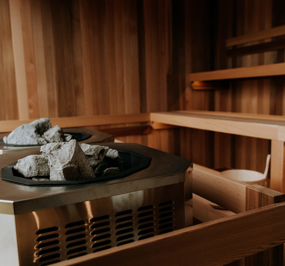 Custom Sauna Room with a Homecraft Sauna Heater
