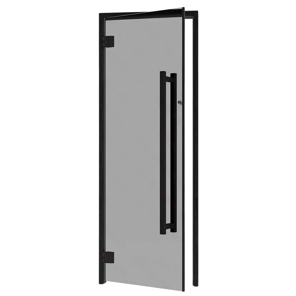 Aspen Black Frame Sauna Door