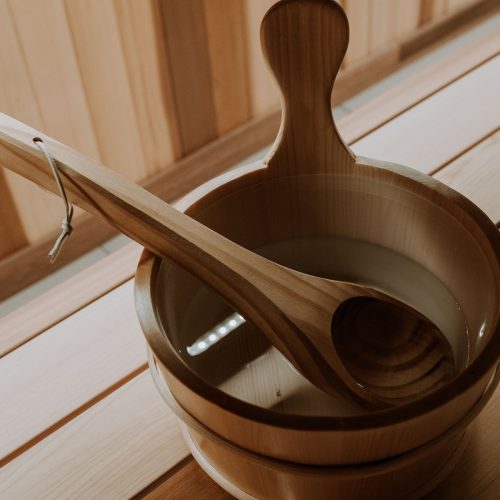 Bucket & ladle, Homecraft Sauna Accessories